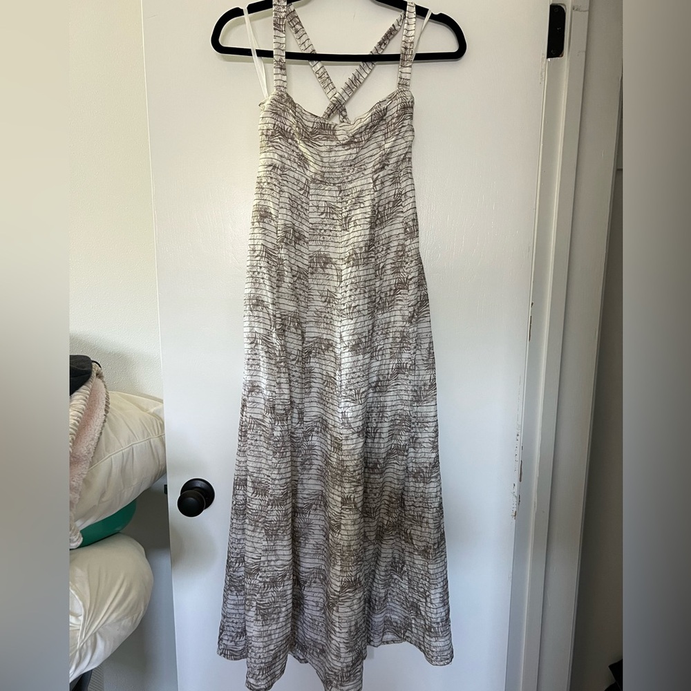 DISSH maxi dress, tie cross back, only worn once for family photos